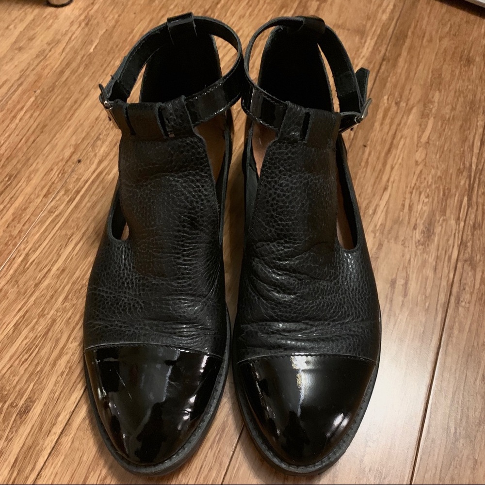 Jonak black leather shoes